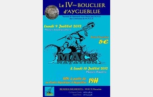 4 ème BOUCLIER D'AYGUEBLUE